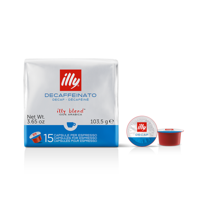 Al Shirawi Vending Products illy espresso decaffeinato mps capsules 1pkt 15 pcs 40ASV053